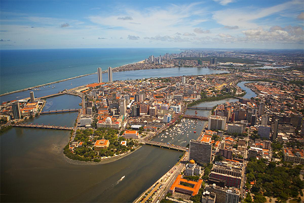 Foto Foto panorâmica de Recife/PE
