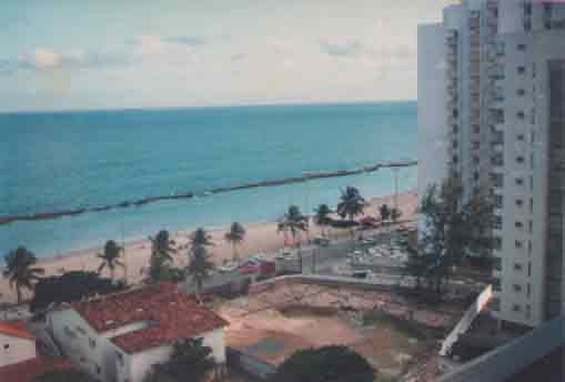 Foto Vista dos recifes na Praia da Boa Viagem