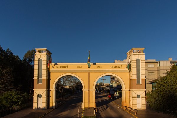 Foto Pórtico de entrada da cidade de Guaporé/RS